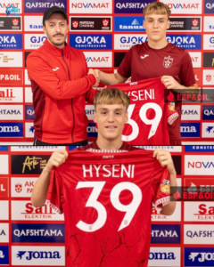 National Team Talent Fabio Hyseni Signs Three-Year Deal with FK Partizani